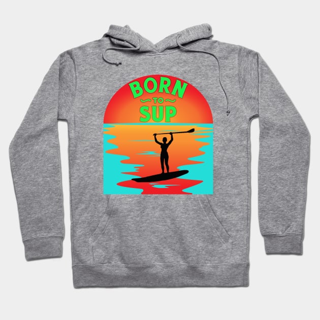 Stand up Paddleboard Hoodie by DePit DeSign